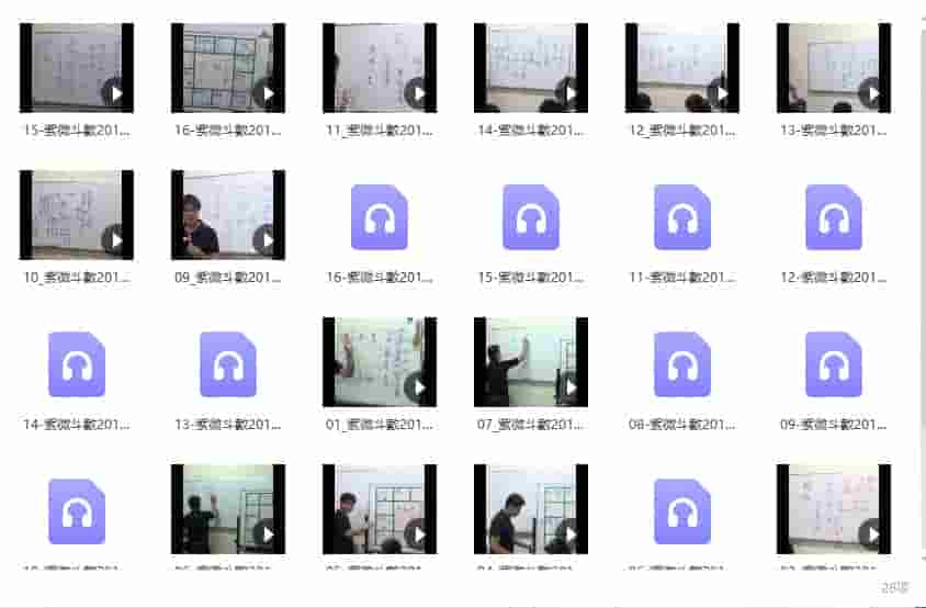 魏宏卿 2014年紫微斗数视频16集视频+录音插图1