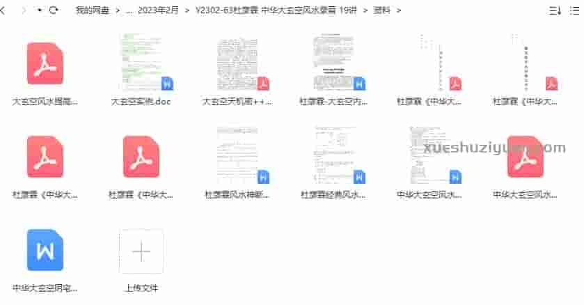 杜彦霖 中华大玄空风水录音 19讲+资料讲义插图