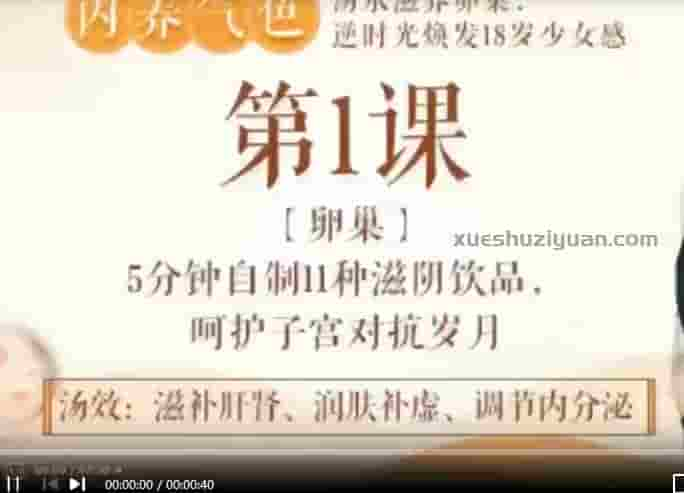 中医汤疗养颜术（完结）6视频合集插图