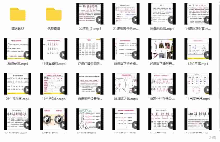 叶鸿生 号码改运视频22集+资料插图1