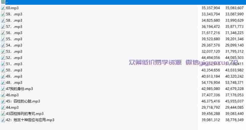 朱辰彬讲解八字音频文件合集插图1