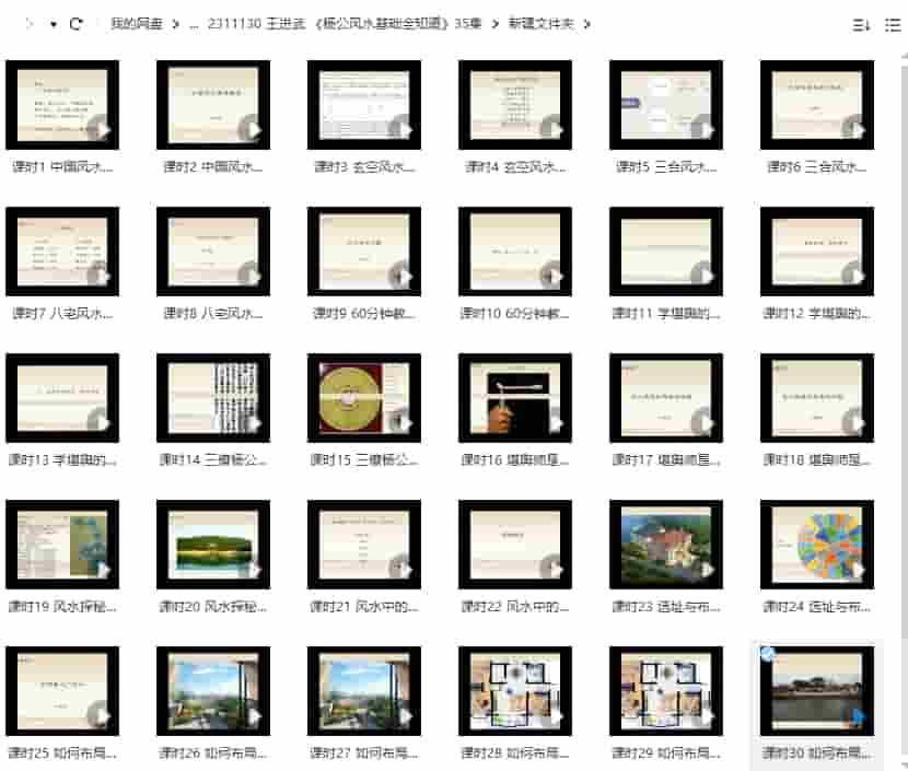 王进武 《杨公风水基础全知道》35集视频插图